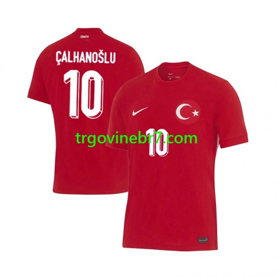 Dres Turska Hakan Calhanoglu 10 Gostujući Euro 2024 Kratkih Rukava - Muški