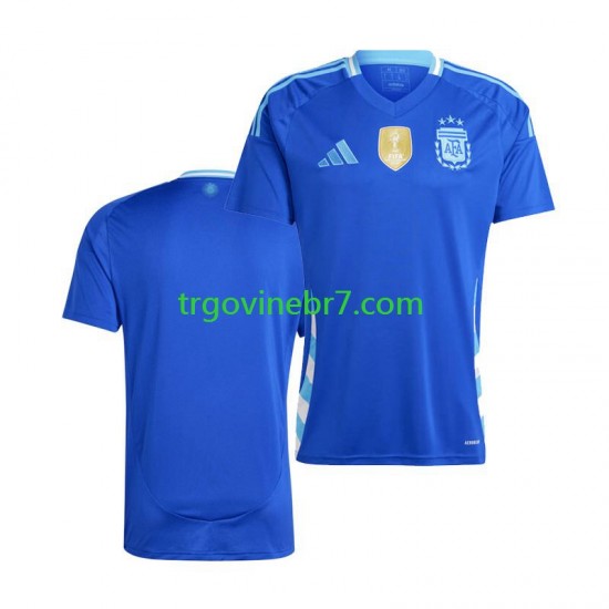 Copa America Dres Argentina Gostujući 2024 Kratkih Rukava - Muški