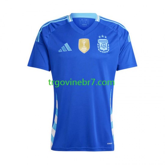 Copa America Dres Argentina Gostujući 2024 Kratkih Rukava - Muški