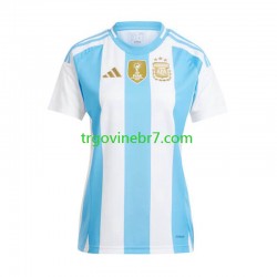 Copa America Dres Argentina Domaći 2024 Kratkih Rukava - Ženska Copa America Dres Argentina Domaći 2024 Kratkih Rukava - Ženska