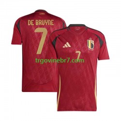 Dres Belgija De Bruyne 7 Domaći Euro 2024 Kratkih Rukava - Muški