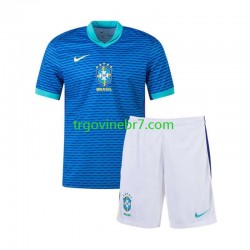 Copa America Dres Brazil Gostujući 2024 Kratkih Rukava - Dječji Copa America Dres Brazil Gostujući 2024 Kratkih Rukava - Dječji