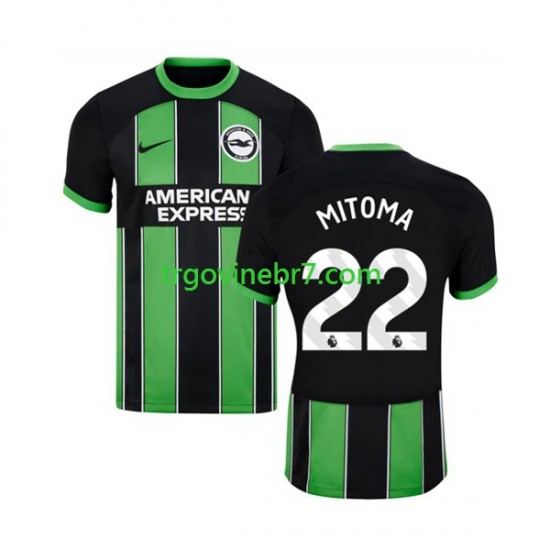 Dres Brighton Hove Albion Mitoma 22 Gostujući 2023-2024 Kratkih Rukava - Muški