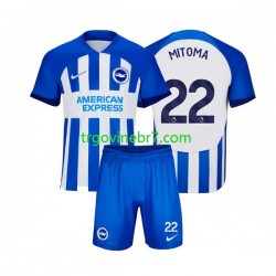 Dres Brighton Hove Albion Mitoma 22 Domaći 2023-2024 Kratkih Rukava - Dječji Dres Brighton Hove Albion Mitoma 22 Domaći 2023-2024 Kratkih Rukava - Dječji