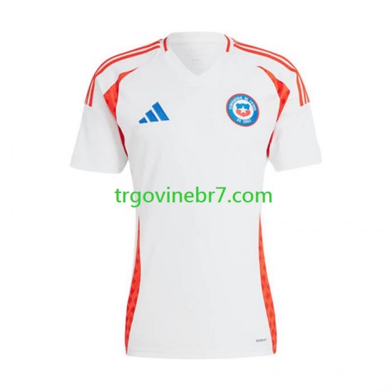 Copa America Dres Čile Gostujući 2024 Kratkih Rukava - Muški