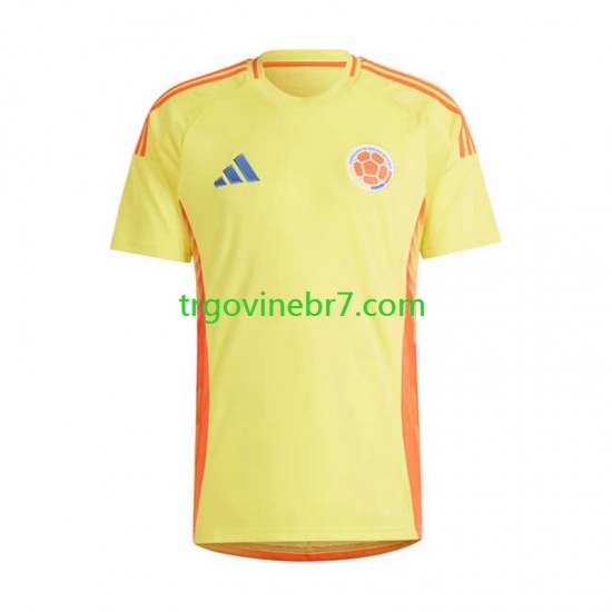 Copa America Dres Kolumbija Domaći 2024 Kratkih Rukava - Muški