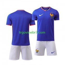 Dres Francuska Domaći Euro 2024 Kratkih Rukava - Dječji