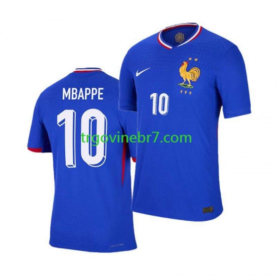 Dres Francuska Mbappé 10 Domaći Euro 2024 Kratkih Rukava - Muški