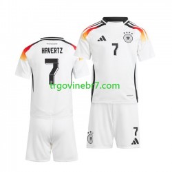 Dres Njemačka Havertz 7 Domaći Euro 2024 Kratkih Rukava - Dječji Dres Njemačka Havertz 7 Domaći Euro 2024 Kratkih Rukava - Dječji