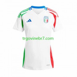 Dres Italija Gostujući Euro 2024 Kratkih Rukava - Ženska Dres Italija Gostujući Euro 2024 Kratkih Rukava - Ženska
