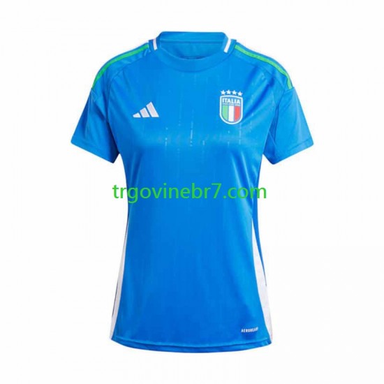 Dres Italija Domaći Euro 2024 Kratkih Rukava - Ženska