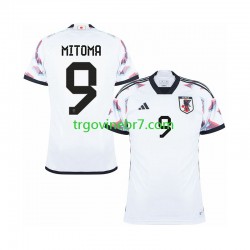 Dres Japan MITOMA 9 Gostujući World Cup 2022 Kratkih Rukava - Muški Dres Japan MITOMA 9 Gostujući World Cup 2022 Kratkih Rukava - Muški
