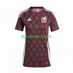 Copa America Dres Meksiko Domaći 2024 Kratkih Rukava - Ženska Copa America Dres Meksiko Domaći 2024 Kratkih Rukava - Ženska