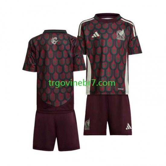 Copa America Dres Meksiko Domaći 2024 Kratkih Rukava - Dječji