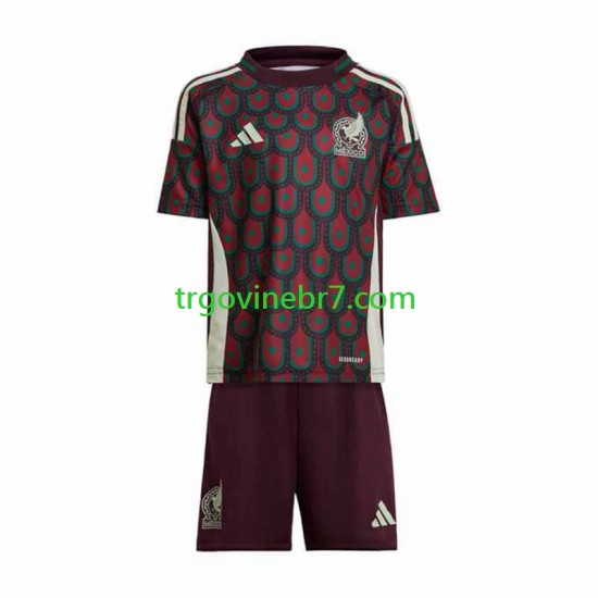 Copa America Dres Meksiko Domaći 2024 Kratkih Rukava - Dječji