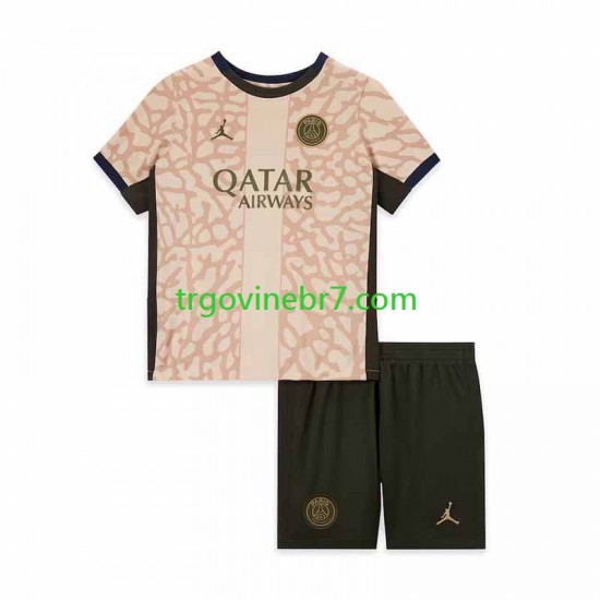 Dres Paris Saint-Germain Četvrti 2023-2024 Kratkih Rukava - Dječji
