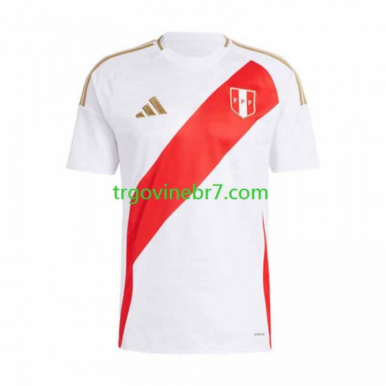Copa America Dres Peru Domaći 2024 Kratkih Rukava - Muški