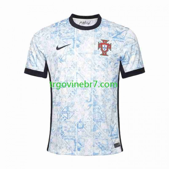 Dres Portugal Gostujući Euro 2024 Kratkih Rukava - Muški