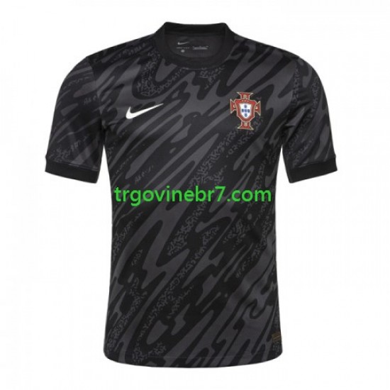 Golmanski Dres Portugal Gostujući Euro 2024 Kratkih Rukava - Muški