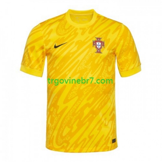 Golmanski Dres Portugal Domaći Euro 2024 Kratkih Rukava - Muški