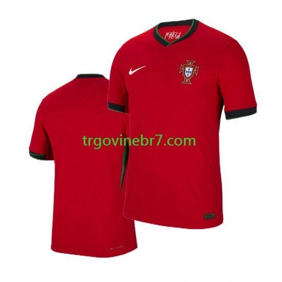 Dres Portugal Domaći Euro 2024 Kratkih Rukava - Muški