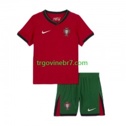Dres Portugal Domaći Euro 2024 Kratkih Rukava - Dječji