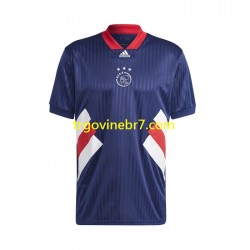 Dres AFC Ajax Icon Retro Domaći 2022-2023 Kratkih Rukava - Muški