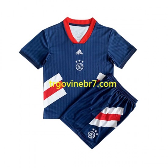 Dres AFC Ajax Icon Retro Domaći 2022-2023 Kratkih Rukava - Dječji