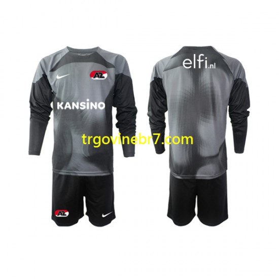 Golmanski Dres - Dres AZ Alkmaar Gostujući 2022-2023 Dugim Rukavima - Dječji
