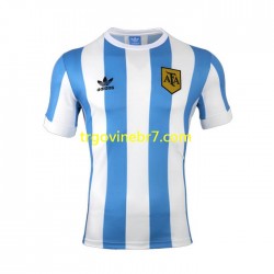 Dres Argentina 1978 Retro Domaći Kratkih Rukava - Muški Dres Argentina 1978 Retro Domaći Kratkih Rukava - Muški