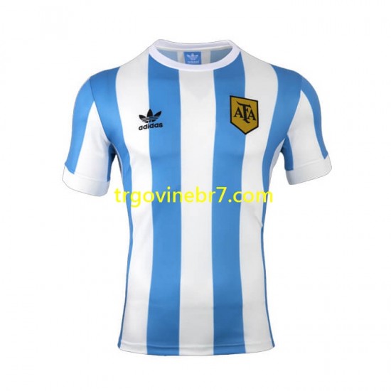 Dres Argentina 1978 Retro Domaći Kratkih Rukava - Muški