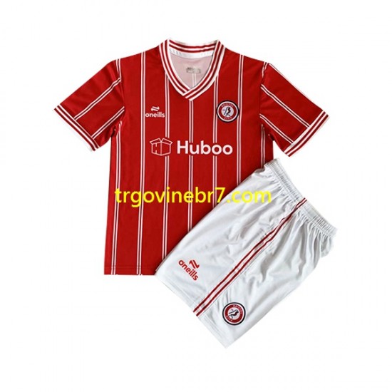 Dres Bristol City Domaći 2023-2024 Kratkih Rukava - Dječji