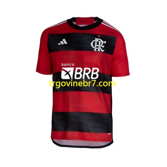 Dres CR Flamengo Domaći 2023-2024 Kratkih Rukava - Muški