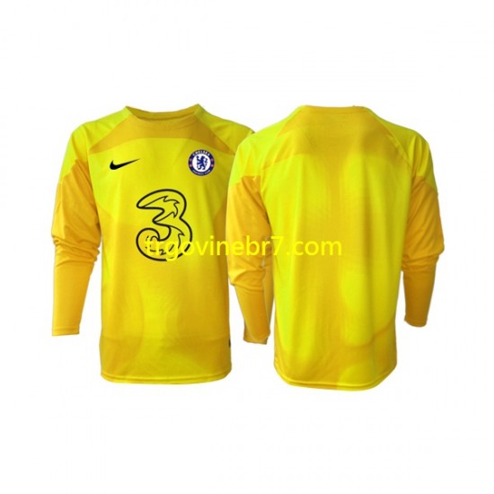 Golmanski Dres - Dres Chelsea Gostujući 2022-2023 Dugim Rukavima - Muški