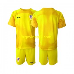Golmanski Dres - Dres Hrvatska Domaći World Cup 2022 Kratkih Rukava - Dječji Golmanski Dres - Dres Hrvatska Domaći World Cup 2022 Kratkih Rukava - Dječji