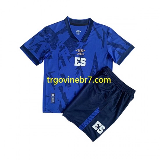 Dres EL Salvador Domaći 2023 Kratkih Rukava - Dječji