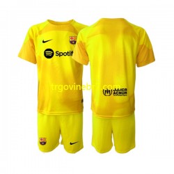 Golmanski Dres - Dres FC Barcelona Četvrti 2022-2023 Kratkih Rukava - Dječji Golmanski Dres - Dres FC Barcelona Četvrti 2022-2023 Kratkih Rukava - Dječji