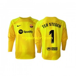 Golmanski Dres - Dres FC Barcelona Ter Stegen 1 Četvrti 2022-2023 Dugim Rukavima - Muški