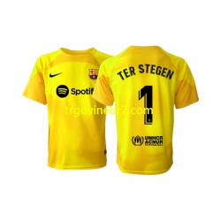 Golmanski Dres - Dres FC Barcelona Ter Stegen 1 Četvrti 2022-2023 Kratkih Rukava - Muški