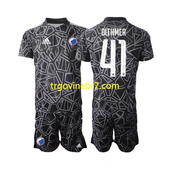 Golmanski Dres - Dres FC Kopenhagen Andreas Dithmer 41 Domaći 2022-2023 Kratkih Rukava - Dječji