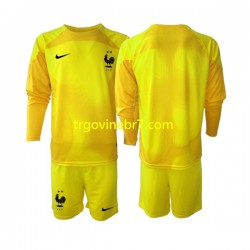 Golmanski Dres - Dres Francuska Treći World Cup 2022 Dugim Rukavima - Dječji Golmanski Dres - Dres Francuska Treći World Cup 2022 Dugim Rukavima - Dječji