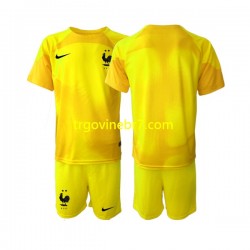 Golmanski Dres - Dres Francuska Treći World Cup 2022 Kratkih Rukava - Dječji Golmanski Dres - Dres Francuska Treći World Cup 2022 Kratkih Rukava - Dječji