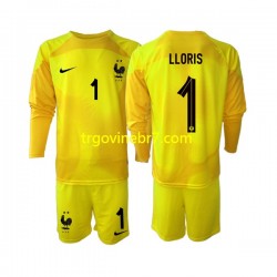 Golmanski Dres - Dres Francuska Hugo Lloris 1 Treći World Cup 2022 Dugim Rukavima - Dječji Golmanski Dres - Dres Francuska Hugo Lloris 1 Treći World Cup 2022 Dugim Rukavima - Dječji