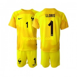 Golmanski Dres - Dres Francuska Hugo Lloris 1 Treći World Cup 2022 Kratkih Rukava - Dječji Golmanski Dres - Dres Francuska Hugo Lloris 1 Treći World Cup 2022 Kratkih Rukava - Dječji