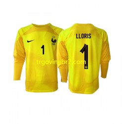 Golmanski Dres - Dres Francuska Hugo Lloris 1 Treći World Cup 2022 Dugim Rukavima - Muški Golmanski Dres - Dres Francuska Hugo Lloris 1 Treći World Cup 2022 Dugim Rukavima - Muški