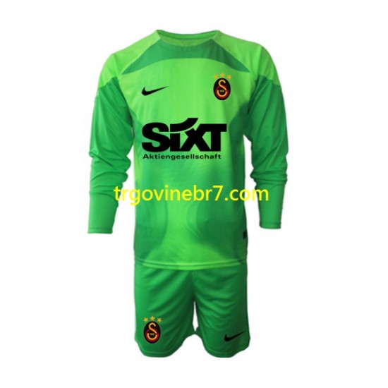Golmanski Dres - Dres Galatasaray Domaći 2022-2023 Dugim Rukavima - Dječji