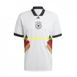Dres Njemačka Icon Retro Domaći 2022-2023 Kratkih Rukava - Muški