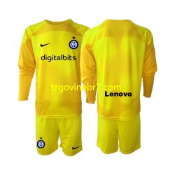 Golmanski Dres - Dres Inter Milan Gostujući 2022-2023 Dugim Rukavima - Dječji Golmanski Dres - Dres Inter Milan Gostujući 2022-2023 Dugim Rukavima - Dječji