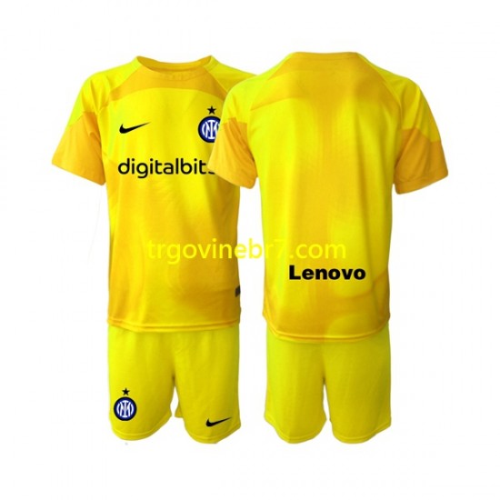 Golmanski Dres - Dres Inter Milan Gostujući 2022-2023 Kratkih Rukava - Dječji