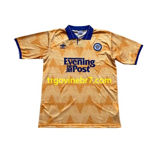 Dres Leeds United Retro Gostujući 1991-1992 Kratkih Rukava - Muški